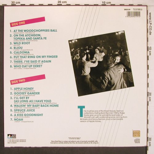 Herman,Woody & his Orchestra: At the Woodchoppers Ball', Dance Band Days (DBD 09), D, 1987 Typ: LP Best.-Nr.: X8164 Preis: 7,50 Euro
