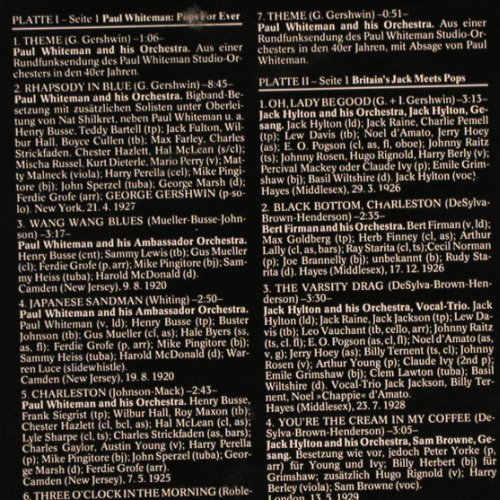 V.A.Rhapsody in Swing: Paul Whiteman.. B.Goodman, Booklet, CBS(LSP 14520), NL, m-/vg+, 1985 - 5LP - X9527 - 12,50 Euro