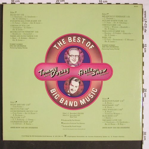 Dorsey,Tommy Orch. / Artie Shaw O.: The Best Of Big Band Music,Foc, CBS (68 273), NL, m-/VG+, 1973 Typ: 2LP Best.-Nr.: Y1002 Preis: 7,50 Euro