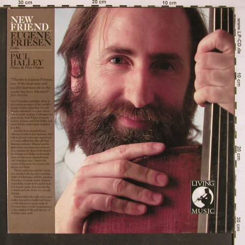 Friesen,Eugene / Paul Halley: New Friend, Living Music (LM-0007), US, 1986 Typ: LP Best.-Nr.: Y1090 Preis: 9,00 Euro