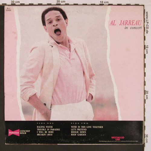 Jarreau,Al: In Concert At London Wembley, Westbound(ALJ 30986), US, m /vg+,  - LP - Y1425 - 7,50 Euro