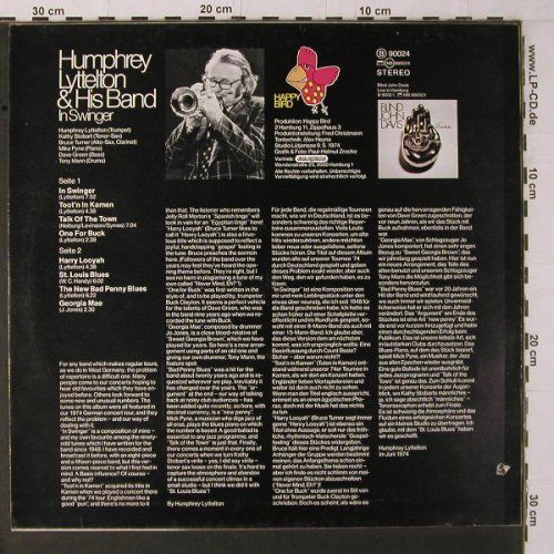 Lyttelton,Humphrey & Band: In Swinger, Happy Bird(90024), D, co, 1977 - LP - Y1685 - 6,00 Euro