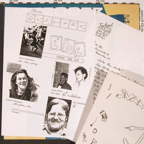 M Tzootz / Crisis Big Cut: The 2nd Burns Brighter, Stosics fr., Try Angel Records(TAR1), D, Booklet, 1989 - LP - Y170 - 20,00 Euro
