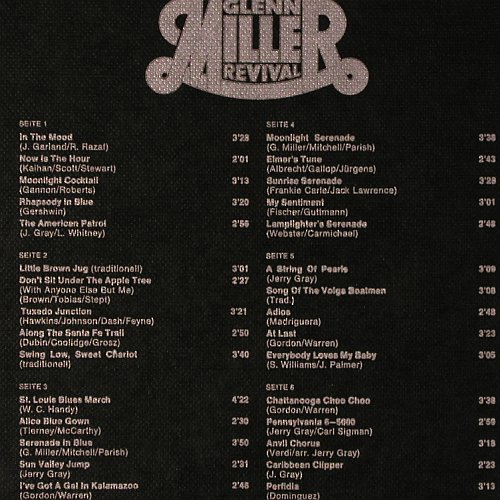 Miller,Glenn - Revival Orchestra: Directed Buddy Defranco, Booklet vg, Stateside EMI(C 148-93995...), D, Box, 1972 - 3LP - Y1711 - 9,00 Euro