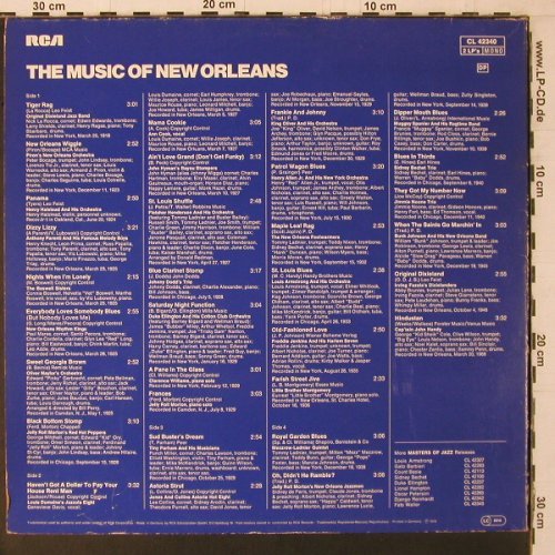 V.A.Music Of New Orleans: Masters Of Jazz Vol.10, Foc, 32 Tr., RCA(CL 42340), D, Mono, 1978 - 2LP - Y1790 - 7,50 Euro