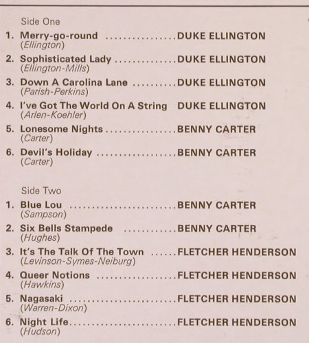 V.A.Great Bands: Ellington,B.Carter,F.Henderson,1933, Regal (Mono)(REG 1038), UK,  - LP - Y1875 - 7,50 Euro