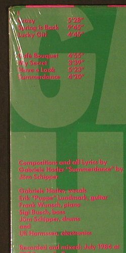 Hasler,Gabriele & Foolish Heart: Crazy, FS-New, Thein / Pläne (TH 100284), D, 1984 Typ: LP Best.-Nr.: Y1897 Preis: 14,00 Euro