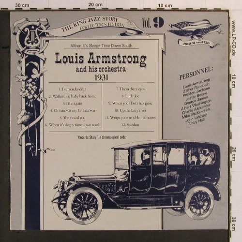 Armstrong,Louis & Orch.: Vol.9 - The King Jazz Storie, Joker(SM 3750), I,  - LP - Y1934 - 7,50 Euro