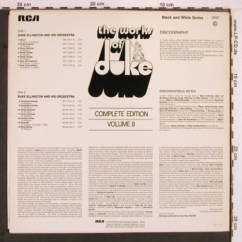 Ellington,Duke: The Works Of Duke Vol.8, (1932-34), RCA (741114), F Typ: LP Best.-Nr.: Y1999 Preis: 7,50 Euro