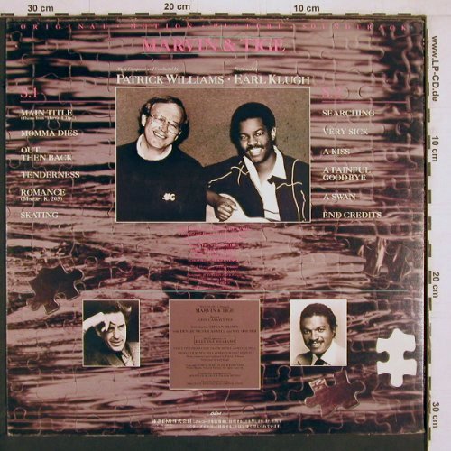 Klugh,Earl / Patrick Williams: Marvin & Tige, Original Soundtrack, Capitol(ECJ-80262), J, 1982 - LP - Y2030 - 7,50 Euro