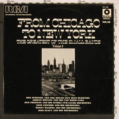 V.A.From Chicago To New York: Small Bands Vol.4, 16 Tr., vg+/m-, RCA(741 103), F,  - LP - Y2031 - 9,00 Euro