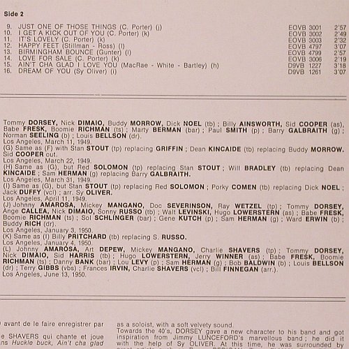 Dorsey,Tommy: Best Of Dorsey Vol.3 (1938-50), RCA (741 079), F Typ: LP Best.-Nr.: Y2032 Preis: 7,50 Euro