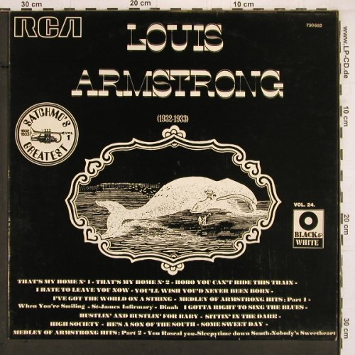 Armstrong,Louis: Vol.1 (1932-33), RCA (730 682), F Typ: LP Best.-Nr.: Y2033 Preis: 7,50 Euro