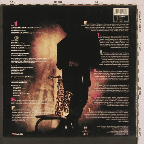 Hollyday,Christopher: Same, Novus, Promo-stol (PL 83055), D, 1989 Typ: LP Best.-Nr.: Y2189 Preis: 9,00 Euro