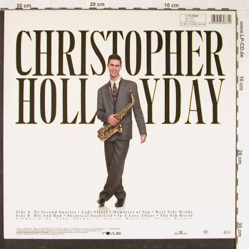 Hollyday,Christopher: On Course, Novus (PL 83087), D, 1990 Typ: LP Best.-Nr.: Y2194 Preis: 9,00 Euro