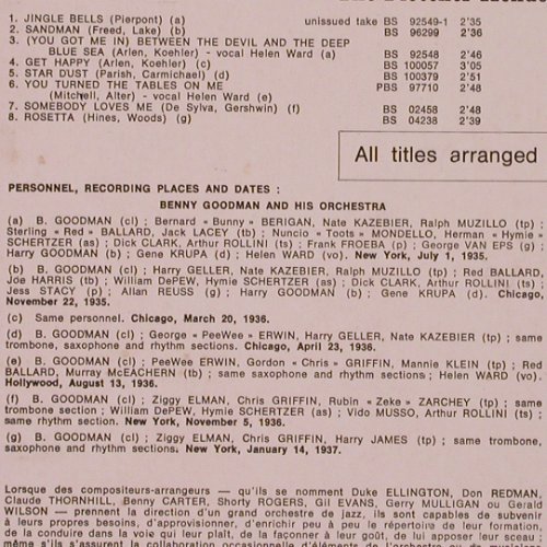 Goodman,Benny: Vol.6-Fletcher Henderson Arrangem.2, RCA (741.059), F, 1972 Typ: LP Best.-Nr.: Y2203 Preis: 7,50 Euro