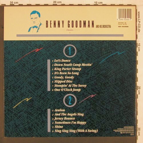 Goodman,Benny & His Orch.: Classics, MCA (252 320-1), D, 1985 Typ: LP Best.-Nr.: Y2204 Preis: 7,50 Euro