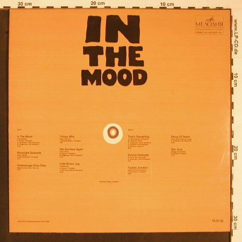 Lundström Orchester,Oleg: In The Mood, Glen Miller Sound, Melodia(C60-07077), UDSSR /DDR, 1978 - LP - Y220 - 7,50 Euro