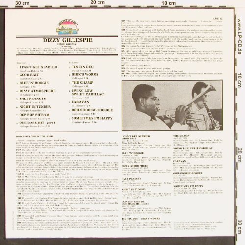 Gillespie,Dizzy: Small Combos, Giants Of Jazz (LPJT 32), I, Ri, 1985 Typ: LP Best.-Nr.: Y2471 Preis: 7,50 Euro