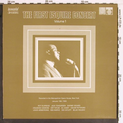 V.A.First Esquire Concert Vol.1: January 18th 1944, vg+/m-, Saga(6922), UK, 1974 - LP - Y2533 - 6,00 Euro