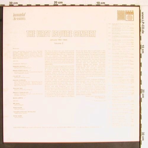 V.A.First Esquire Concert Vol.2: January 18th 1944, vg+/m-, Saga(6923), UK, 1974 - LP - Y2534 - 6,00 Euro