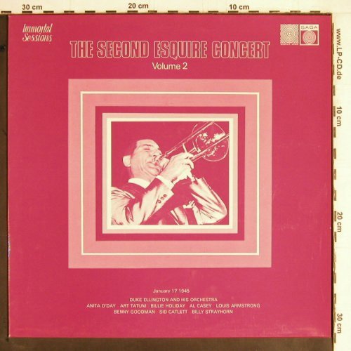 V.A.Second Esquire Concert Vol.2: January 17 1945, Saga(6925), UK, 1974 - LP - Y2536 - 7,50 Euro
