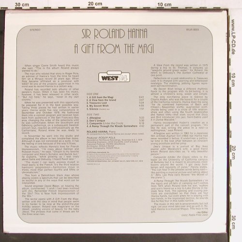 Hanna,Sir Roland: A Gift From The Magi, FS-New, West 54 (WLW 8003), US, 1979 Typ: LP Best.-Nr.: Y2553 Preis: 14,00 Euro