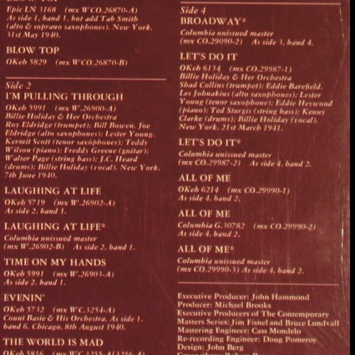 Young,Lester: Story Vol 5,Evening oBasie-Ite,Foc, CBS(C2 34849), US,FS-New, 1980 - 2LP - Y2566 - 17,50 Euro