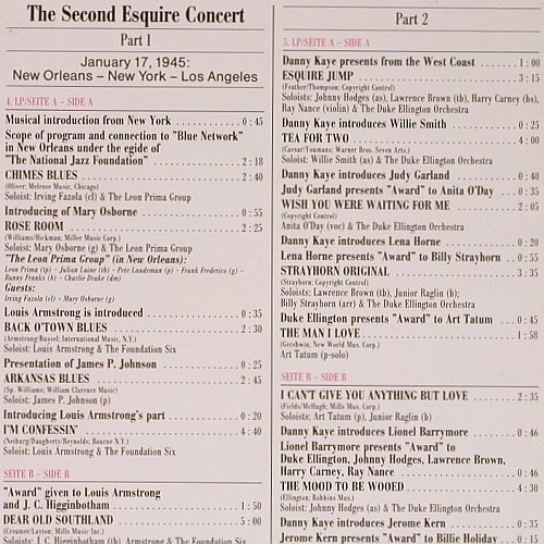 V.A.The First & Second Esquire: Concert,1944-1945 ,Box, Mono, Delta/Jazzline(95 810-14), D, 74Tr.,  - 5LP - Y2567 - 15,00 Euro