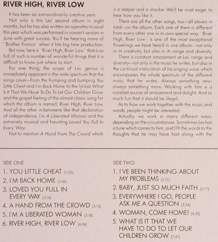 Mc Cann,Les: River High,River Low, Atlantic(ATL 50292), D, 1976 - LP - Y2628 - 9,00 Euro