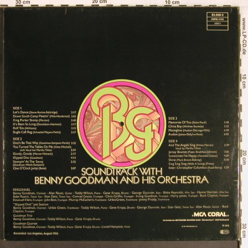 Goodman,Benny: The Benny Goodman Story, Foc, MCA (82.008-2), D, 1972 Typ: 2LP Best.-Nr.: Y2704 Preis: 7,50 Euro