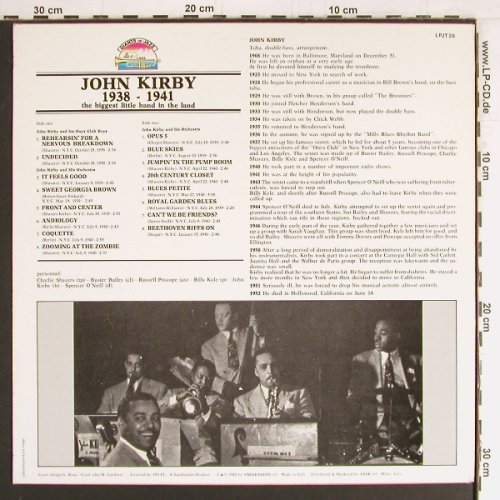 Kirby,John: The Biggest Little Big Band In The, Giants Of Jazz(LPJT 26), I, 1938-48, 1985 - LP - Y2860 - 9,00 Euro