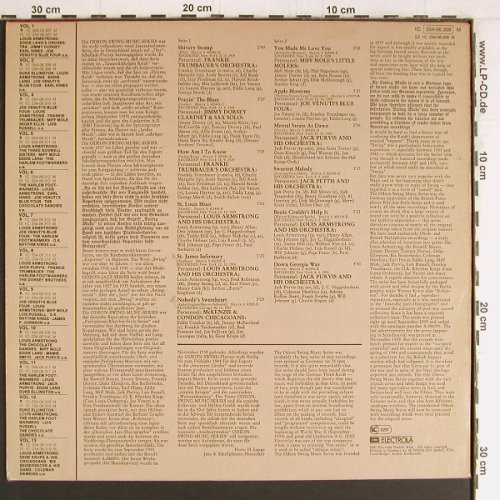 V.A.Odeon Swing Music Vol. 3: Frankie Trumbauer...Jack Purvis, Emi Odeon(054-06 309), D,  - LP - Y2864 - 7,50 Euro