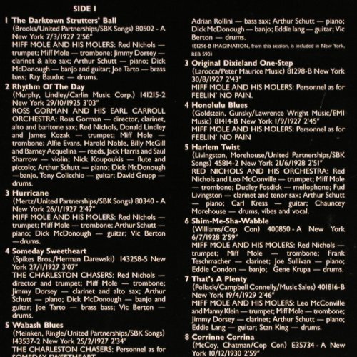 Nichols,Red & Miff Mole: Great Orig.Performances 1925-30, BBC(REB 664), UK, Ri, 1987 - LP - Y2980 - 7,50 Euro