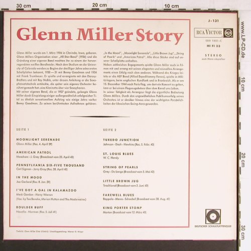 Miller,Glenn: G.M.Story, RCA, DSC-Sonderauflage(J 131), D,  - LP - Y3055 - 7,50 Euro