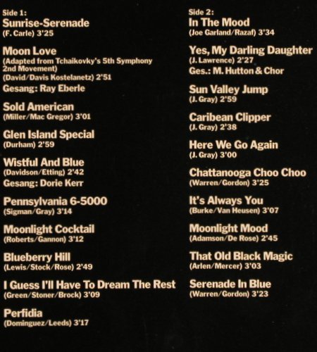 Miller,Glenn: 20 Original Gratest Hits, m-/vg+, Historia(H-773), D, 1980 - LP - Y3081 - 5,00 Euro
