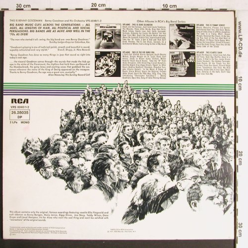 Goodman,Benny: This Is B.G., Foc, RCA, Mono (VPS-6040/1-2), D, 1971 Typ: 2LP Best.-Nr.: Y3145 Preis: 9,00 Euro