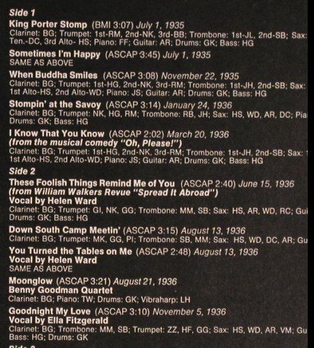 Goodman,Benny: This Is B.G., Foc, RCA, Mono (VPS-6040/1-2), D, 1971 Typ: 2LP Best.-Nr.: Y3145 Preis: 9,00 Euro