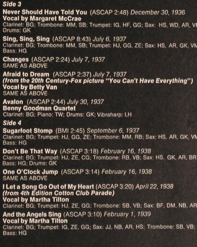 Goodman,Benny: This Is B.G., Foc, RCA, Mono (VPS-6040/1-2), D, 1971 Typ: 2LP Best.-Nr.: Y3145 Preis: 9,00 Euro