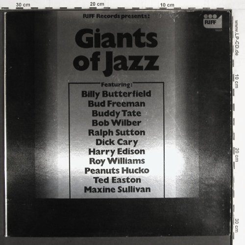 V.A.Giants Of Jazz: Billy Butterfield..MaxineSullivan, Riff(190001), NL, 1976 - LP - Y3353 - 7,50 Euro