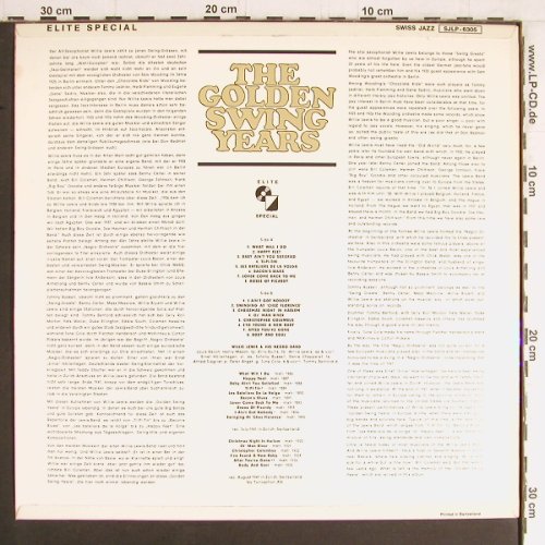 Lewis,Willie & his Negro Band: The Golden Swing Years 1941, Elite Special(SJLP-6305), CH,  - LP - Y3578 - 9,00 Euro
