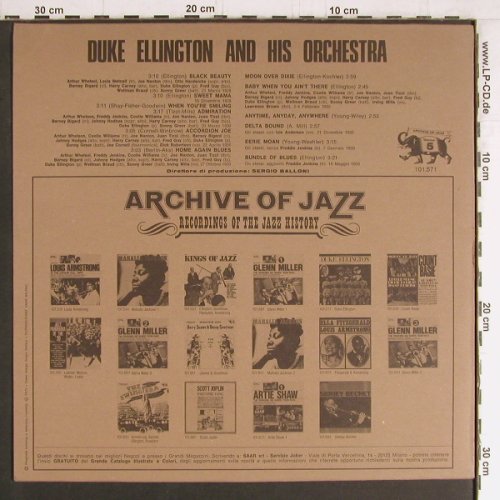Ellington,Duke & his Orch.: 1928-1933, Archive Of Jazz (101.571), I, Ri, 1971 Typ: LP Best.-Nr.: Y3697 Preis: 7,50 Euro