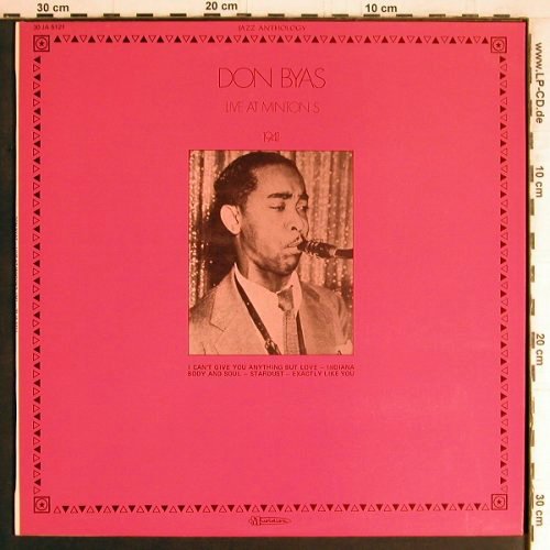 Byas,Don: Live At Minton's 1941, Musidisc (30 JA 5121), F Typ: LP Best.-Nr.: Y3995 Preis: 7,50 Euro