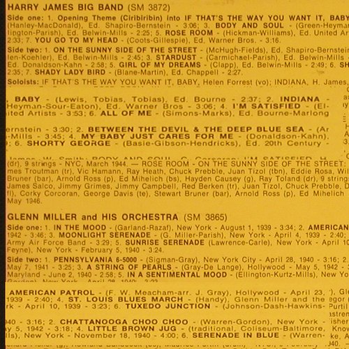 V.A.The Swinging Big Bands 1936-49: Goodmann, H.James, Dorsey, G.Miller, Joker(C68/4), I, Box, 1981 - 4LP - Y4131 - 12,50 Euro