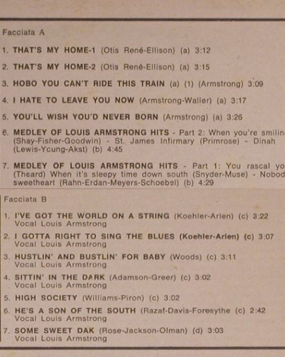 Armstrong,Louis & Orch.: Vol.11,1932-33 High Society, Joker (SM 3752), I, 1975 Typ: LP Best.-Nr.: Y4178 Preis: 7,50 Euro