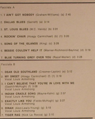 Armstrong,Louis & Orch.: Vol.7, 1929-30, Rockin'Chair, Joker (SM 3748), I, 1975 Typ: LP Best.-Nr.: Y4179 Preis: 7,50 Euro