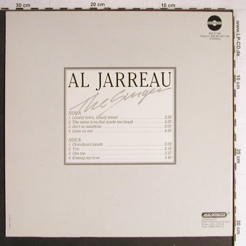 Jarreau,Al: The Singer, Masters (MA 31184), NL, Ri Typ: LP Best.-Nr.: Y4261 Preis: 5,00 Euro