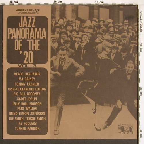 V.A.Jazz Panorama Of The Twenties: Vol.3, 12 Tr., m-/vg+, Archive Of Jazz(101.591), I, 1971 - LP - Y4502 - 6,00 Euro