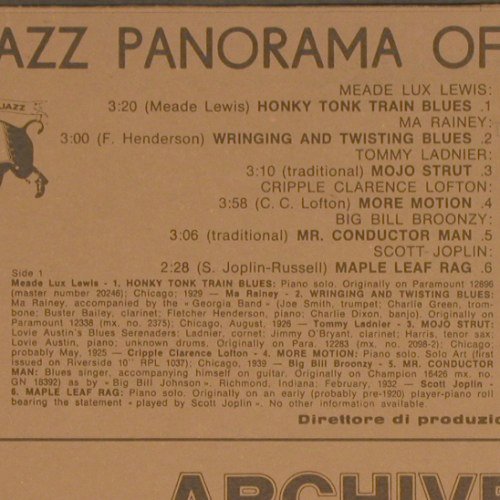 V.A.Jazz Panorama Of The Twenties: Vol.3, 12 Tr., m-/vg+, Archive Of Jazz(101.591), I, 1971 - LP - Y4502 - 6,00 Euro