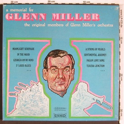 Miller,Glenn by Members Of G.M.Orch: A Memorial for, Box, Festival(CCV 2507 4), F,  - 4LP - Y4664 - 9,00 Euro